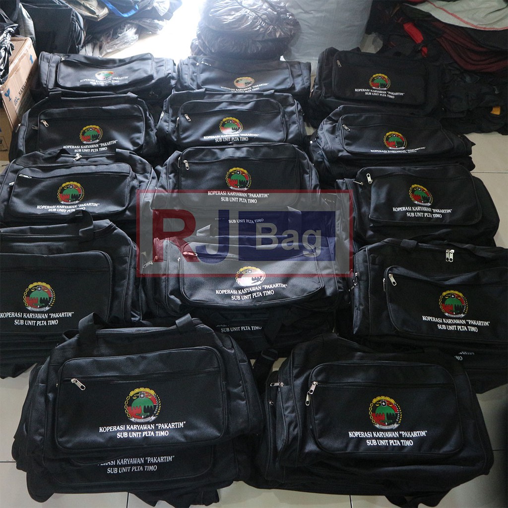 TAS KOPERASI KARYAWAN PAKARTIM PLTA GROSIR SEMINAR ACARA WORKSHOP RANSEL INSTANSI CUSTOME BORDIR