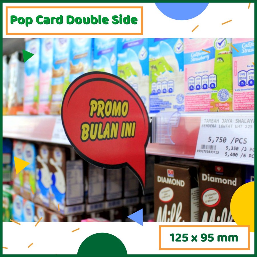 

Pop Card 2 Side PROMO BULAN INI