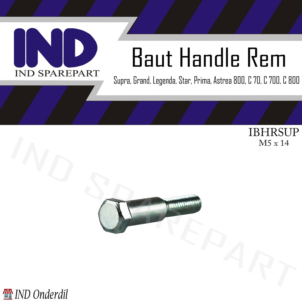 Baut/Baud Handle/Handel Rem/Kanan Supra/Grand/Legenda/Star/Prima/Astrea 800/C70/C700/C800