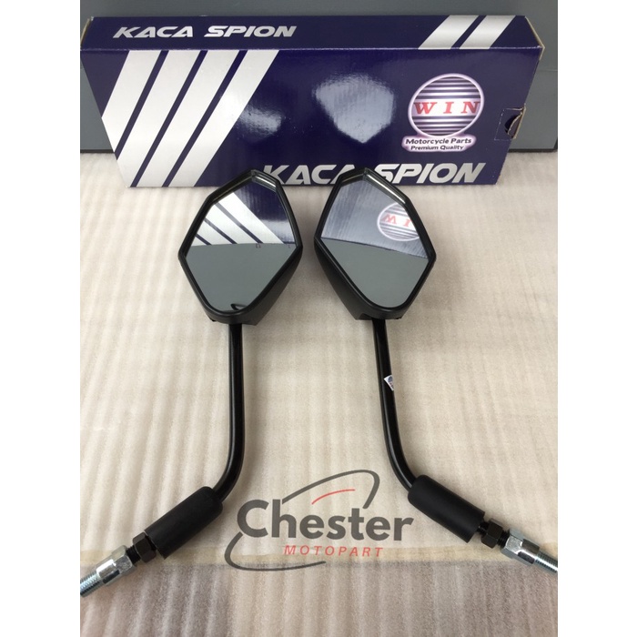 Kaca Spion Motor Honda Vario New 125 150 2018 Hitam ori Win