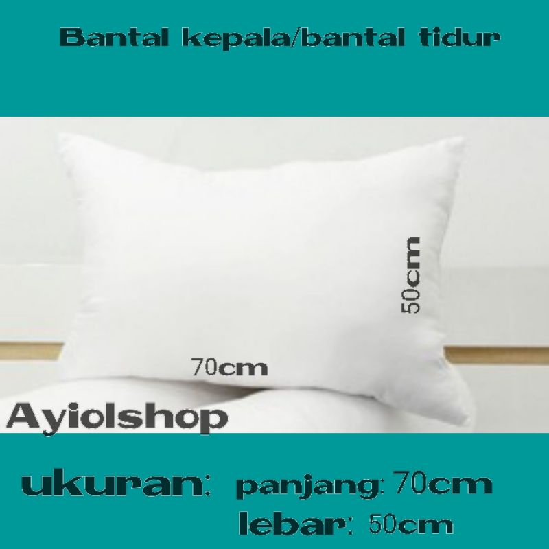 BANTAL KEPALA ATAU GULING PUTIH (PREMIUM) Homemade empuk,dan lembut