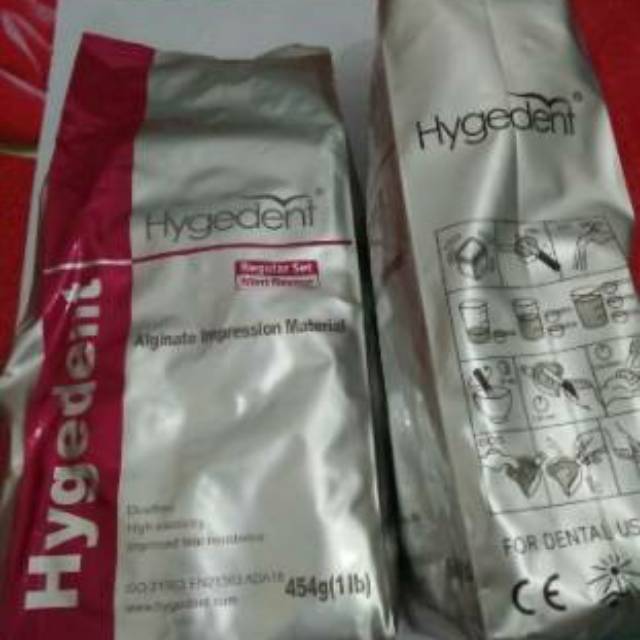 1 Bungkus Alginate Hygedent Regular dan Fast Setting 454gr