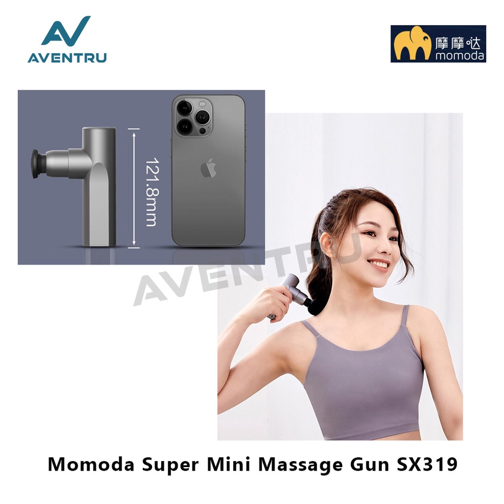 Momoda Deep Massage Gun Alat Pijat Elektrik Mini Momoda