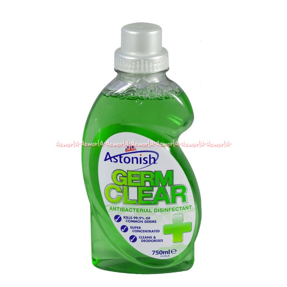 Astonish Cairan Pembersih Germ Clear 1L Dapat Menghilangkan Kuman Serta Anti Bakteri Astonis Green Hijau Antibacterial Disinfectant Cairan Pembersih Lantai Serbaguna Serba Guna