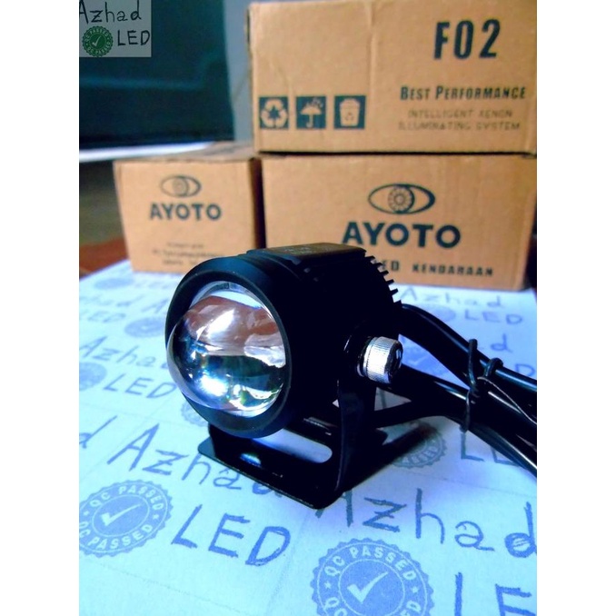 [[COD]] Lampu Sorot Tembak LED Laser D2 Ayoto 18 Watt Foglamp Mobil Motor BIG SALE Kode 1202