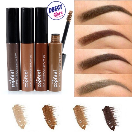 [ Bisa COD/Bayar diTempat] POPFEEL WATERPROOF BROW SET (MASCARA)