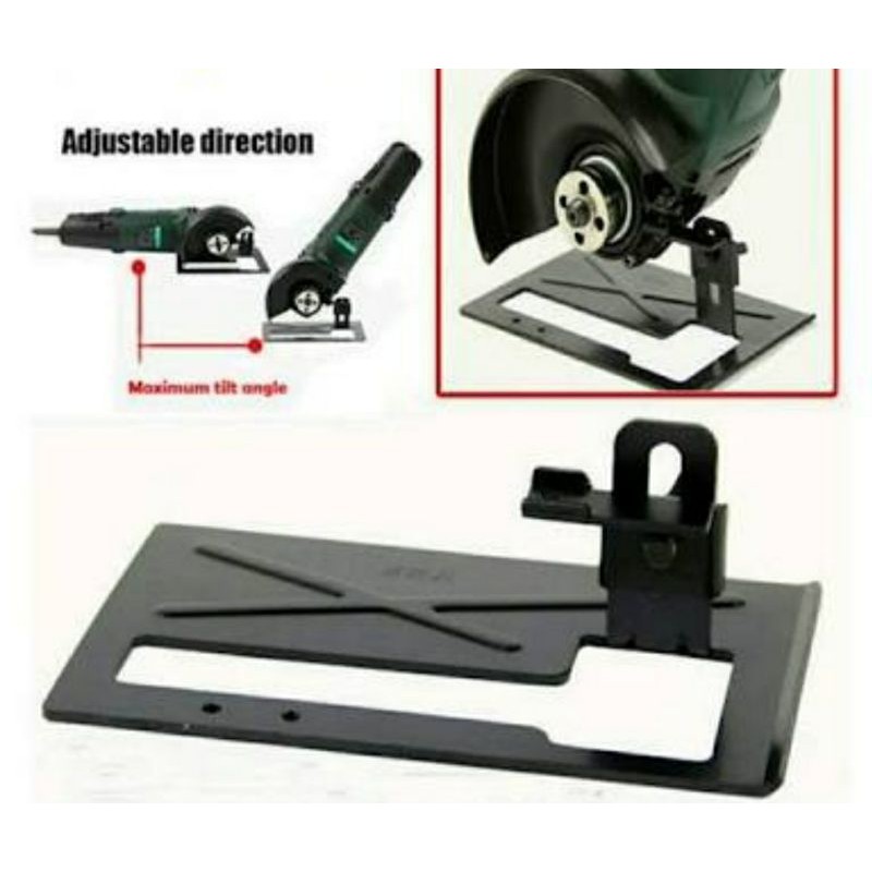 Dudukan Gerinda Tangan 4 inch 4&quot; Jadi Circular Saw Stand Holder Gerinda Tatakan gerinda Tanpa Cover