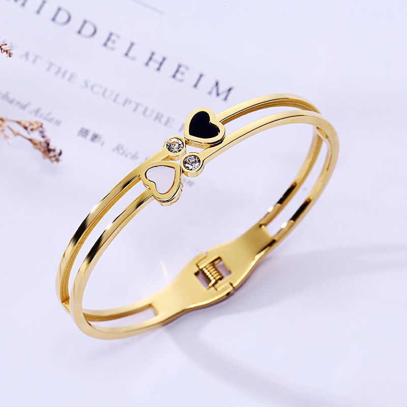 SALE Gelang Bracelet Wanita Aksesoris Titanium Korea Trend Masa Kini Cocok Hadiah GK119