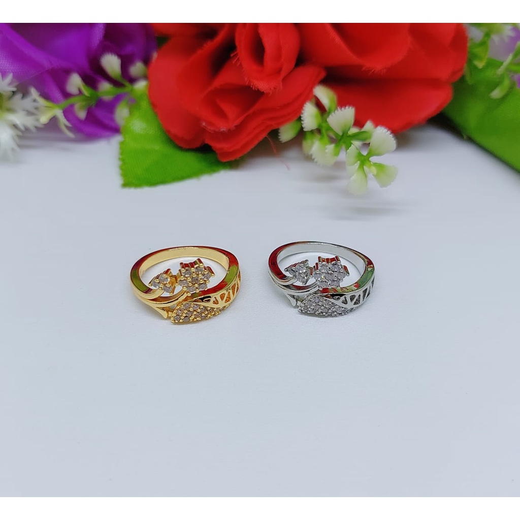 Cincin permata lapiis emas perhiasan xuping jewelry 0161-0164