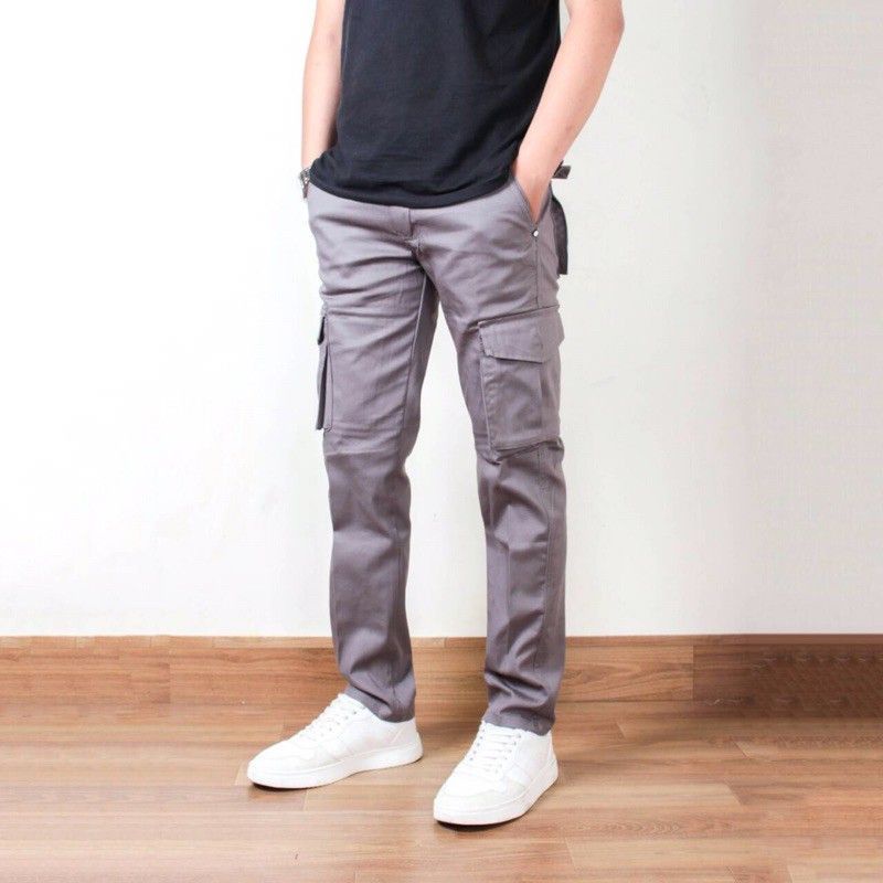 [TERLARIS] CELANA CARGO PANJANG PRIA UKURAN 27-38 PREMIUM QUALITY SLIMFIT COWO SKINNY POLOS COWOK