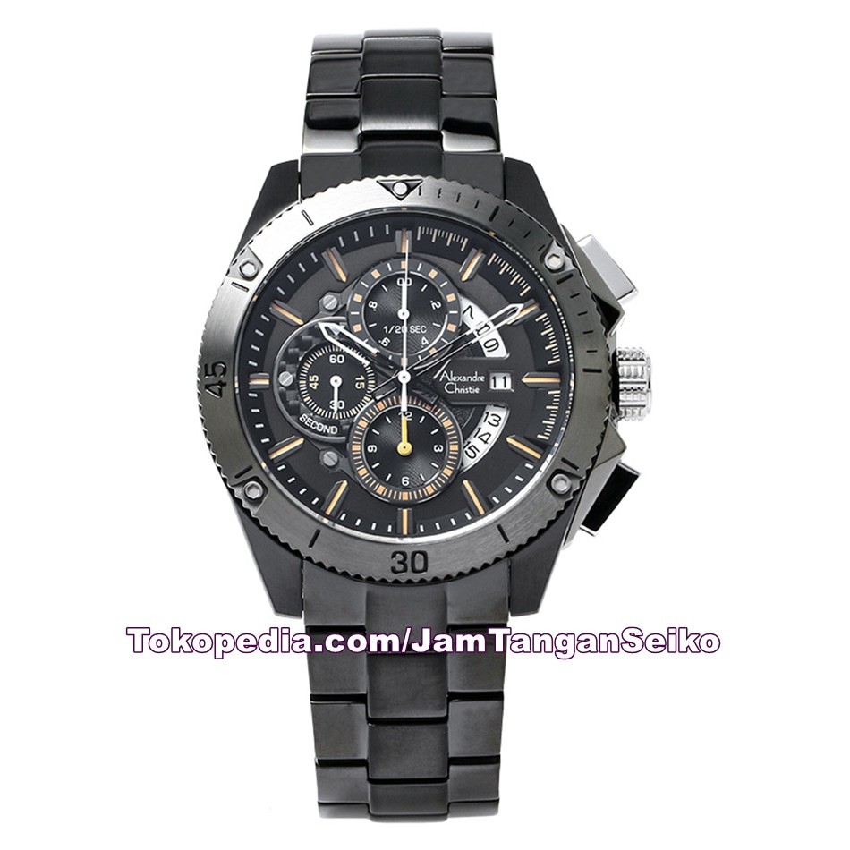 Jam Tangan Pria Alexandre Christie AC 6465 MC BIPGR Chronograph