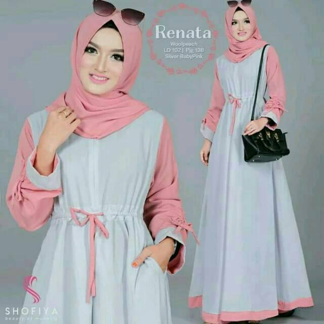 HARGA PROMO TERMURAH !!! RENATA DRESS SEMUA WARNA READY