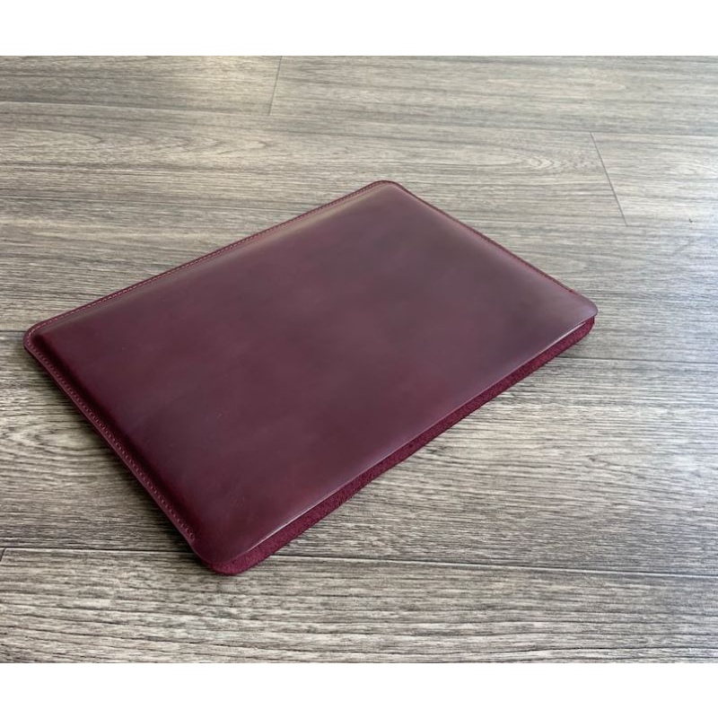 sleeve case leather macbook, sarung laptop kulit asli