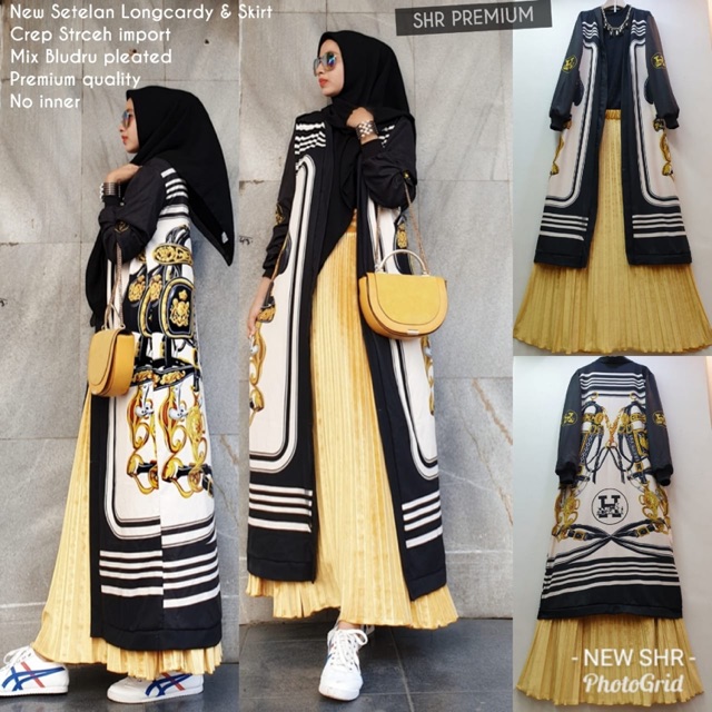 NEW STELAN LONGCARDI+ROK SHR ORIGINAL