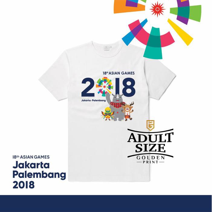 Termurah Asian Games 2018 Jakarta Palembang / Kaos Asian Games / Kaos Jokowi Terpopuler