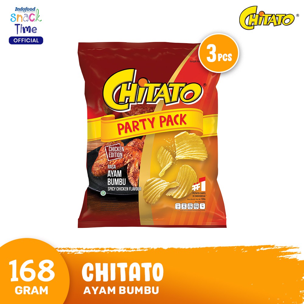 

Chitato Ayam Bumbu 168 Gr - 3 Pcs