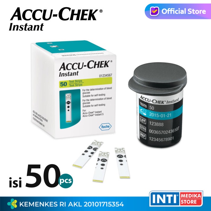 Accu Chek - Strip Accu Chek Instant Strip Gula Darah Accu-Chek #98