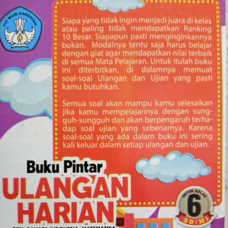 Buku Pintar ULANGAN HARIAN KELAS 6 SD/MI