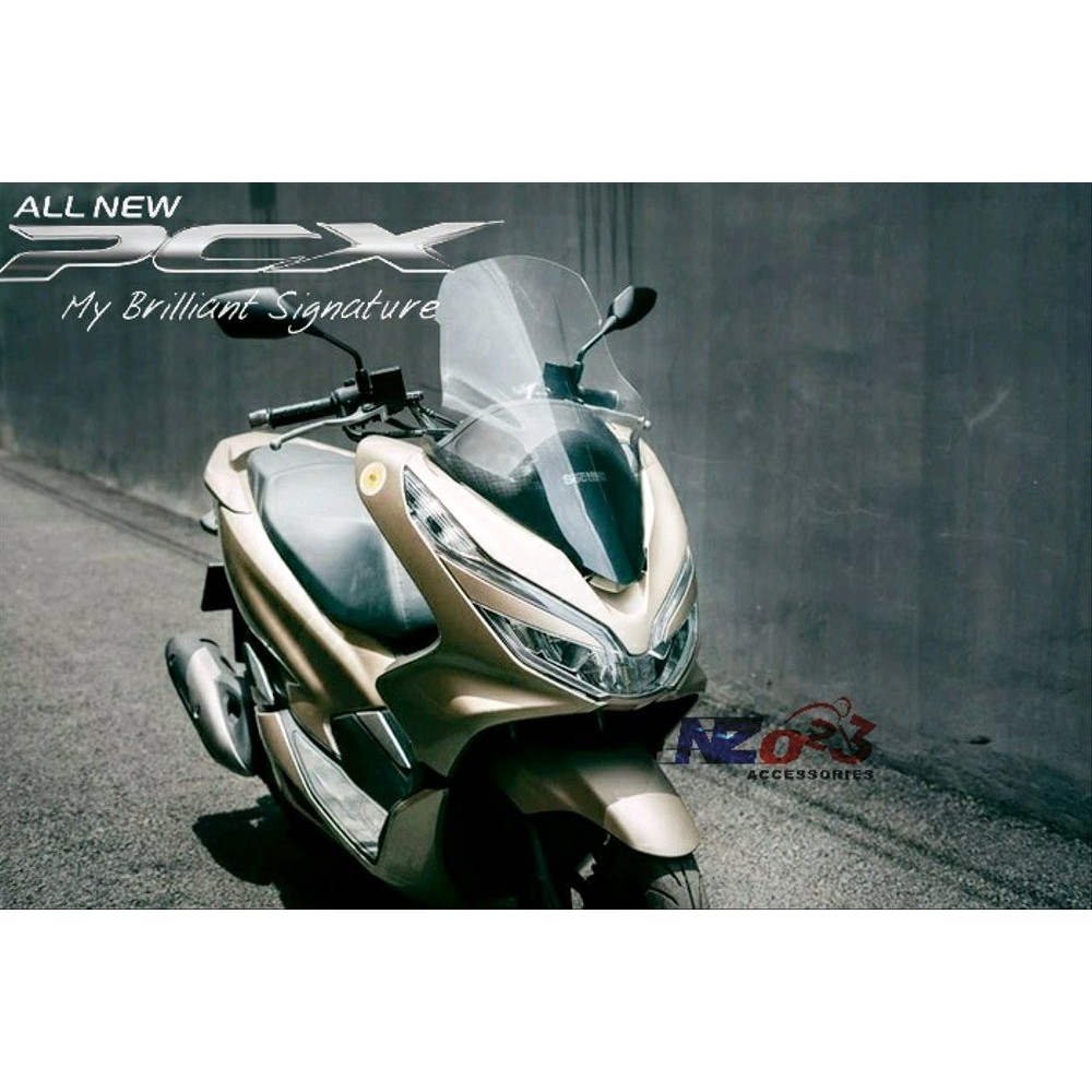 Windshield visor Sectbill Carbon All New Pcx 2018 Lokal terbatas