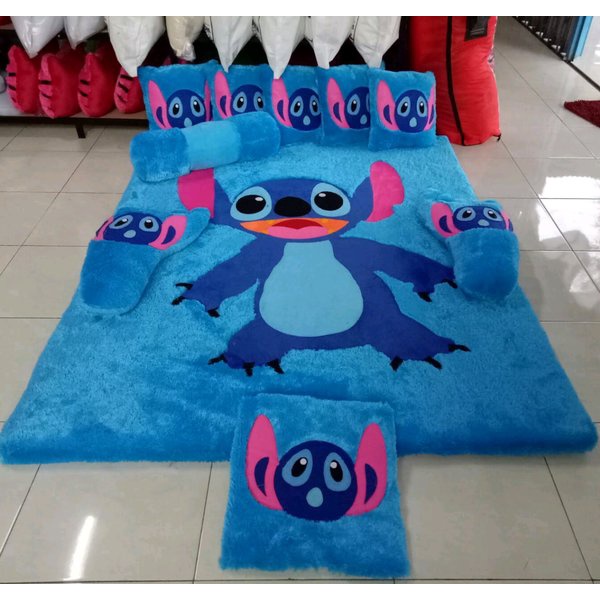 TERMURAH !!! Karpet Karakter Bulu Rasfur Full Set Tebal busa inoac 5 cm / Kasur Busa Inoac Bulu Rasfur Murah / Kasur Karpet Murah / Kasur Santai Bulu Rasfur Murah Tebal Busa 5 cm / Kasur Bulu / Karpet Bulu Tebal Murah Dan Ekonomis