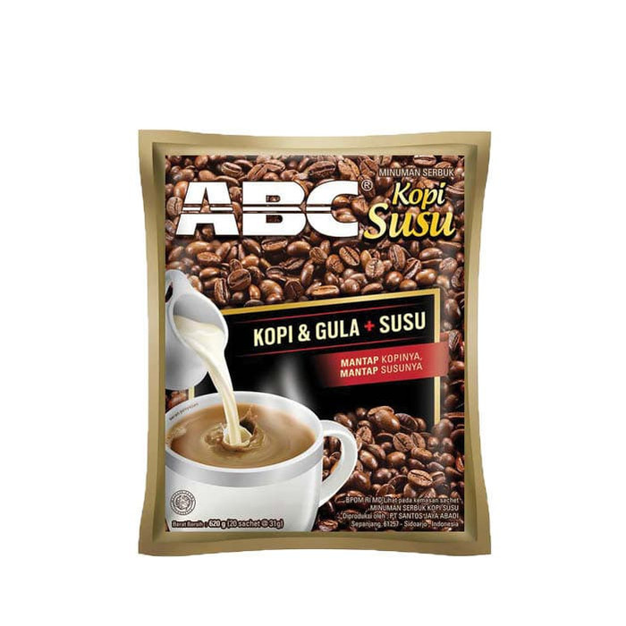 ABC KOPI  GULA+SUSU 20X31/PAK