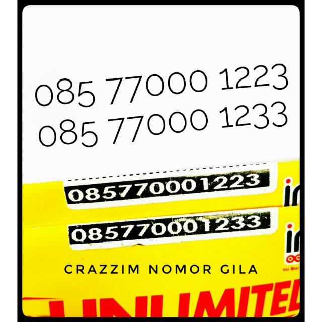 Nomor Cantik Indosat Couple. Nomor cantik Naik. Kartu Perdana Cantik