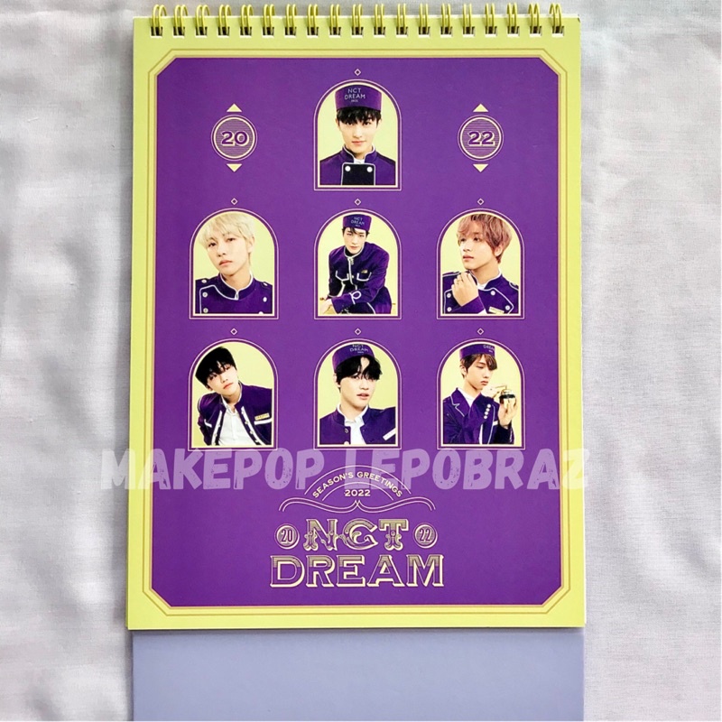 [OFFICIAL] SHARING SEASON GREETINGS 2022 SG22 NCT DREAM DESK CALENDAR BROCHURE DIARY JOURNAL BOOK JAEMIN JENO MARK RENJUN JISUNG CHENLE HAECHAN