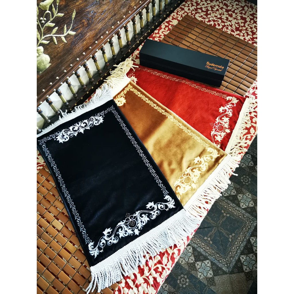 Sajadah SUDEMALA / Sajadah Kecil Muka / Sajadah Kepala / Sajadah Trevelling / Sajadah Bordir