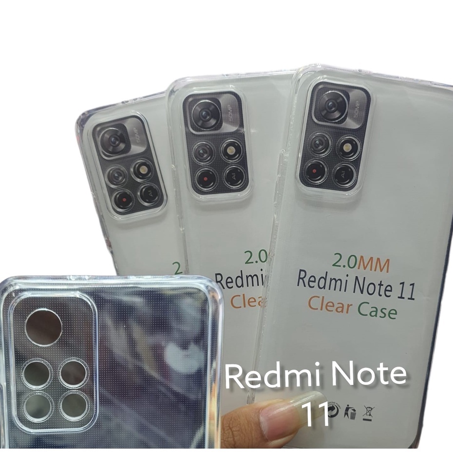 NEW Soft Case Clear Tebel / Case Bening Redmi Note 11 / Redmi Note 10 / Redmi Note 10s / Redmi Note 10 Pro ( by TA)