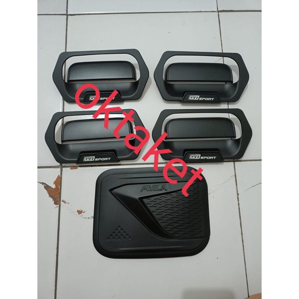 paket outer handle tank cover Agya Ayla 2017 2021 2022 gr sport hitam