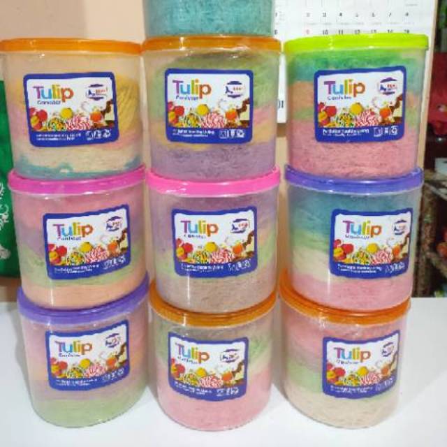 Arbanat / Arum Manis / Rambut Nenek 500gr Kemasan Toples  Manis Gula Asli Tidak Serik