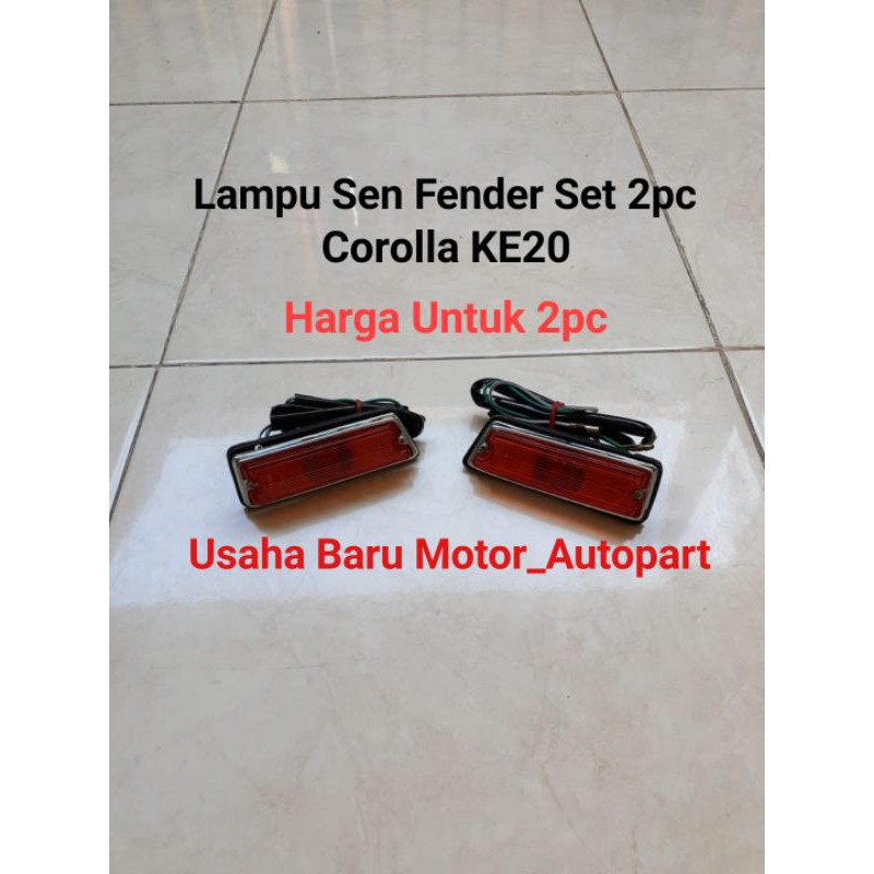 Lampu Sen Sein Fender Samping Side Lamp 2pc Toyota Corolla Ke20 Ke 20