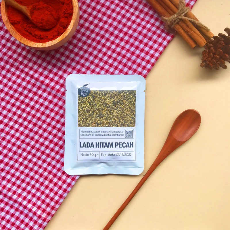 

Lada Hitam Pecah 30gr Ready to Gosend Grabsend Sameday Tambarasa