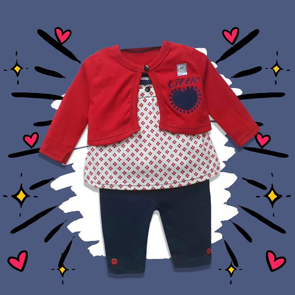 Baju Anak Setelan Perempuan Rompi