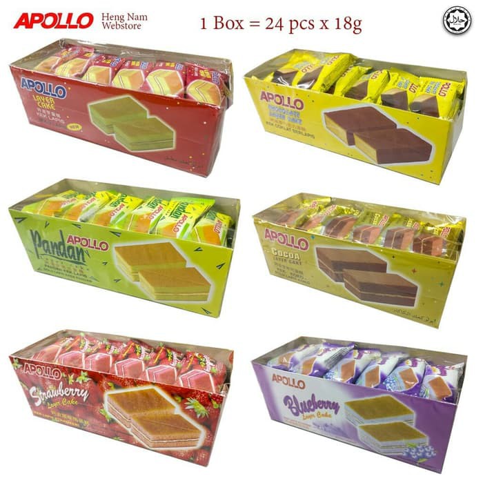 

APOLLO LAYER CAKE ISI 24 PCS