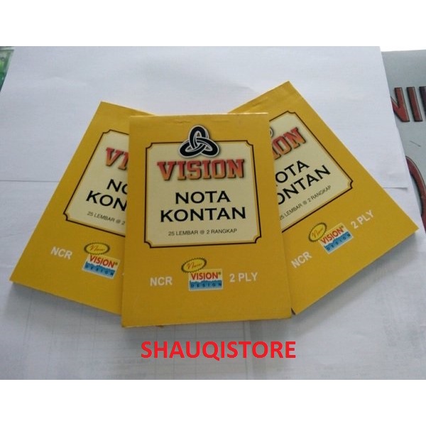 

BUKU BON / BUKU NOTA KONTAN 2 PLY KECIL NCR