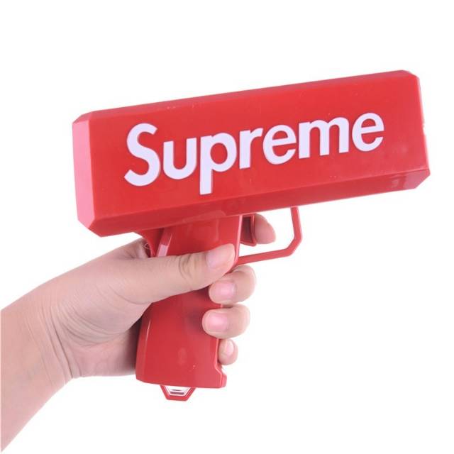 Supreme pistol uang menggunakan dus aslinya