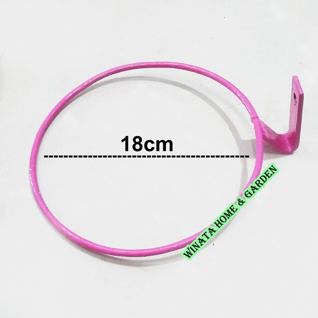 Gantungan pot bunga dinding Gantungan Besi