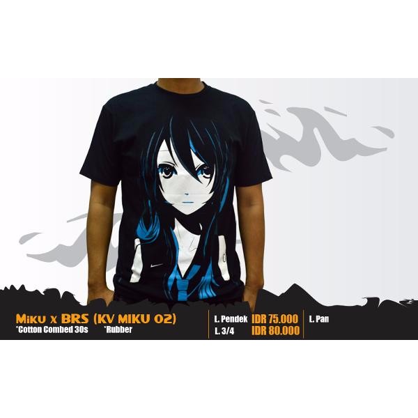 Kaos Anime Hatsune Miku Cyber Diva Special T-shirt (Kv Miku 02)