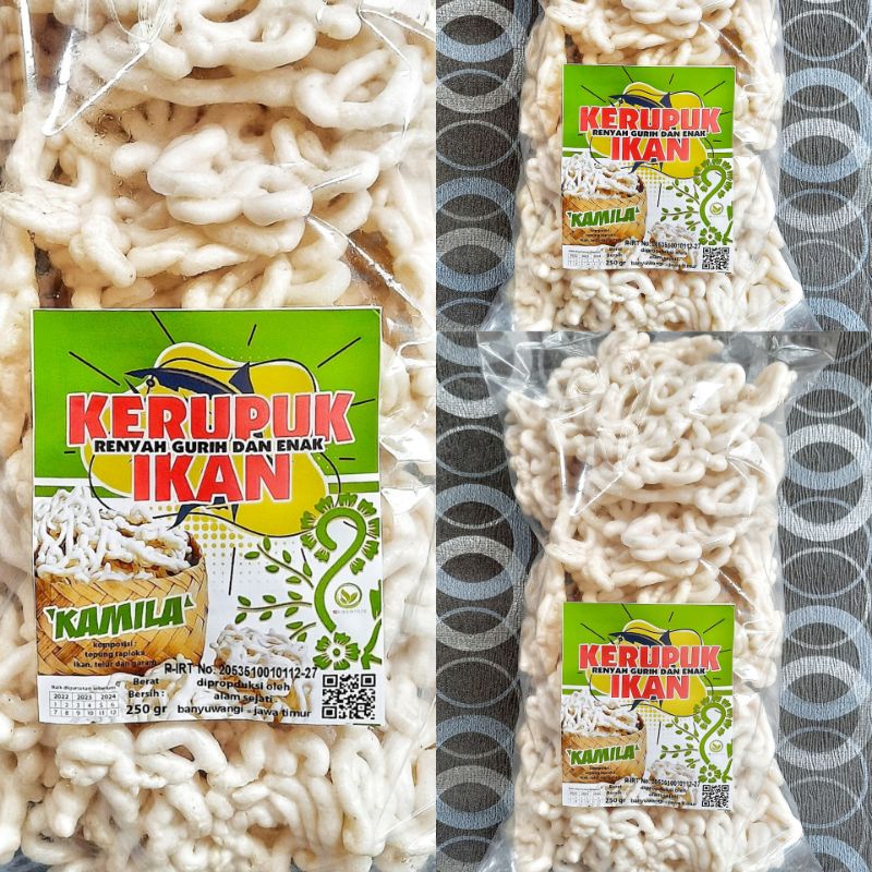 

kerupuk ikan laut, camilan enak, renyah dan gurih