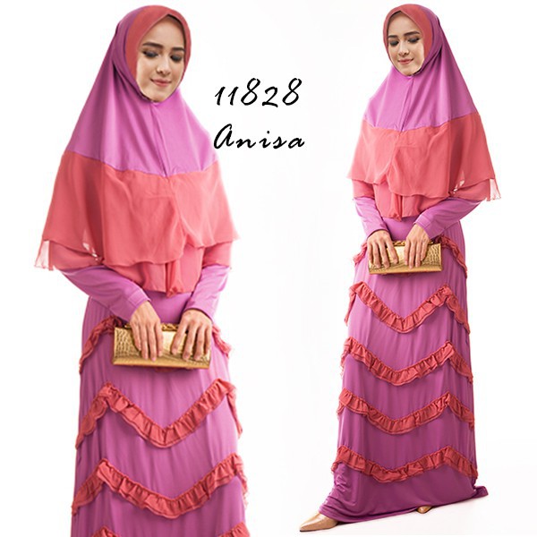 BAJU MUSLIM GAMIS SYARI GAMIS SYARIE ANISA 11828
