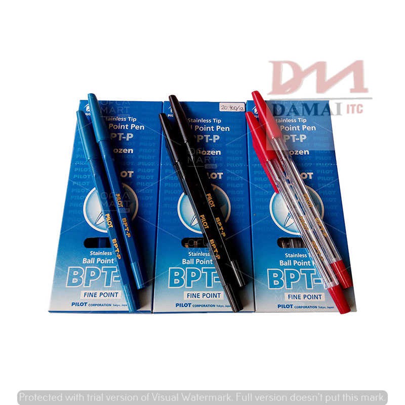 

Pulpen Bolpen Bolpoint Pilot BPT - P / BPTP Asli Original