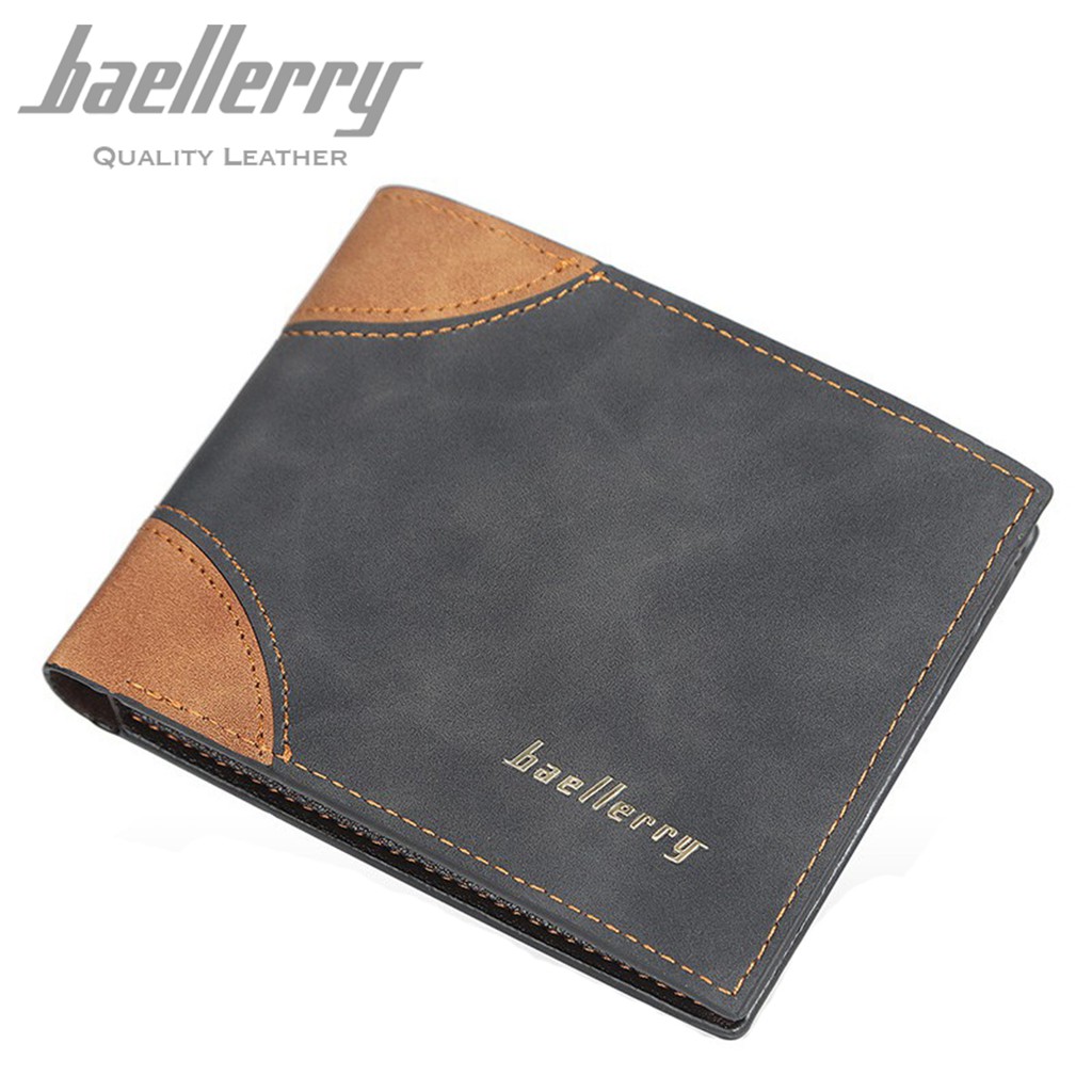 BAELLERRY DR035 Dompet Pria Bahan Kulit PU Leather Premium WATCHKITE WKOS