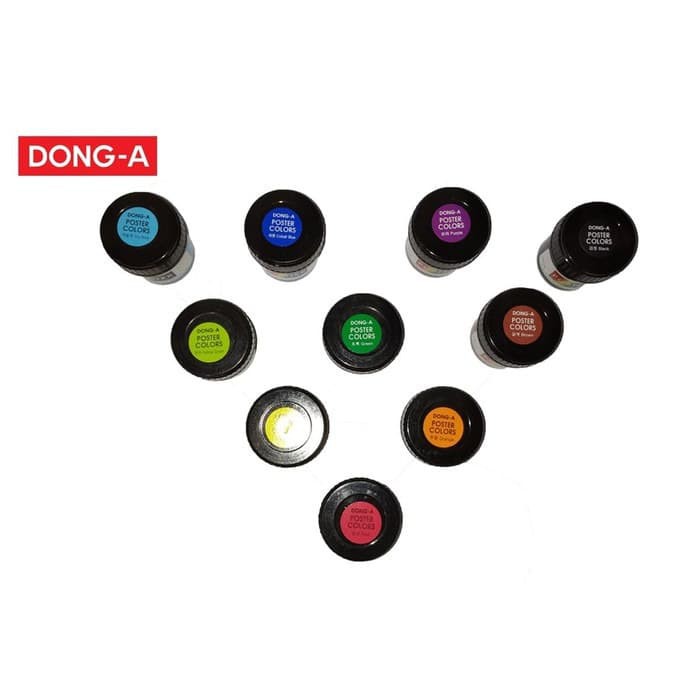 

Poster Color / Cat Air Dong-A 15 ml satuan warna / botol