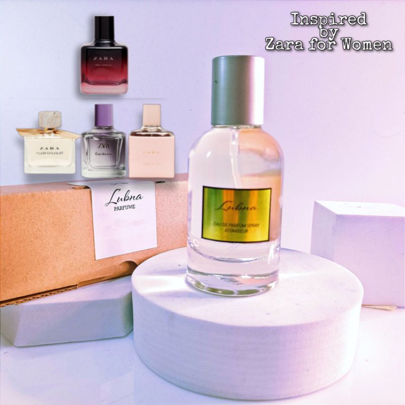 Lubna Parfum, Parfum Wanita Tahan Lama, Inspired By Zaara Women EDP, Parfum identik