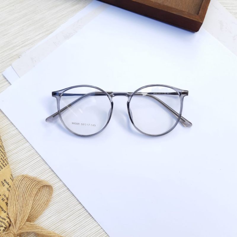 Kacamata Frame Pria Wanita 98009 tr90 size 50-17-145 Unisex Eyeglass