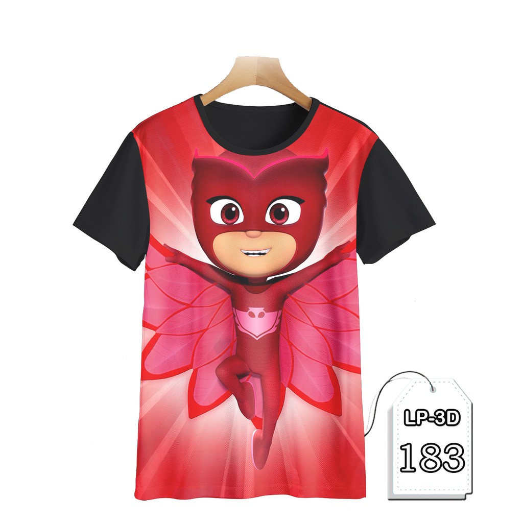 Baju Anak PJ Mask Owlette Baju Kartun TV Favorit Anak #LP3D-183