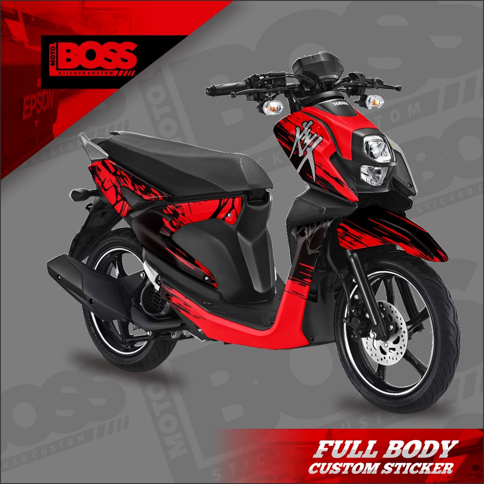 Decal Stiker Sticker Yamaha XRide 125 full body Decal Sticker XRide 125 Striping Full Body XRide 125