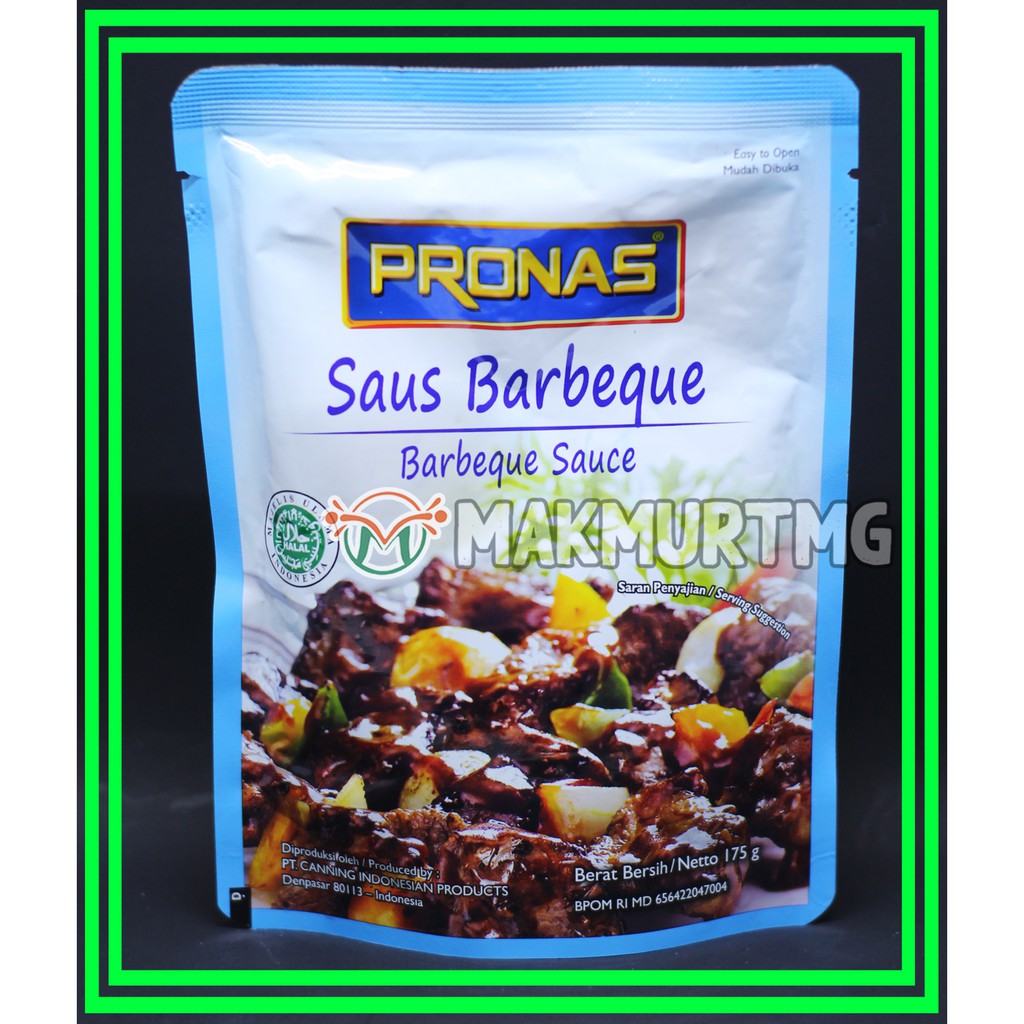 

PRONAS SAUS BARBEQUE / BARBEQUE SAUCE 175gr