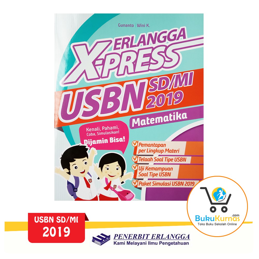 Buku Un Erlangga Express Usbn Matematika Sd Mi 2019 Shopee Indonesia